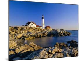 Portland Head Lighthouse, Cape Elizabeth, Maine, New England, USA-Roy Rainford-Mounted Photographic Print