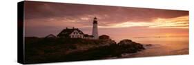 Portland Head Lighthouse, Cape Elizabeth, Maine, USA-null-Stretched Canvas