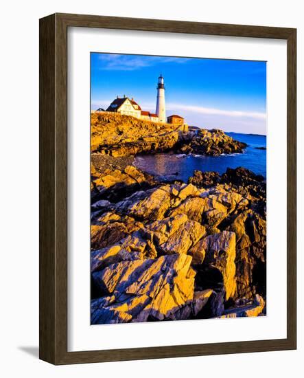 Portland Head Lighthouse, Cape Elizabeth, Maine, USA-null-Framed Photographic Print