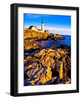 Portland Head Lighthouse, Cape Elizabeth, Maine, USA-null-Framed Photographic Print