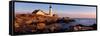 Portland Head Lighthouse, Cape Elizabeth, Maine, USA-null-Framed Stretched Canvas