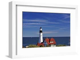 Portland Head Lighthouse Cape Elizabeth Maine-George Oze-Framed Photographic Print