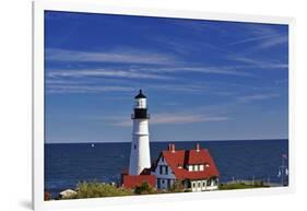 Portland Head Lighthouse Cape Elizabeth Maine-George Oze-Framed Photographic Print