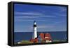 Portland Head Lighthouse Cape Elizabeth Maine-George Oze-Framed Stretched Canvas