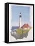 Portland Head Lighthouse, Maine, Usa, 1997-Andras Kaldor-Framed Stretched Canvas