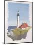Portland Head Lighthouse, Maine, Usa, 1997-Andras Kaldor-Mounted Giclee Print