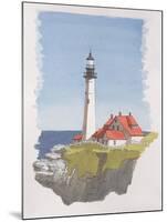 Portland Head Lighthouse, Maine, Usa, 1997-Andras Kaldor-Mounted Giclee Print