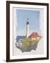 Portland Head Lighthouse, Maine, Usa, 1997-Andras Kaldor-Framed Giclee Print