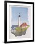 Portland Head Lighthouse, Maine, Usa, 1997-Andras Kaldor-Framed Giclee Print