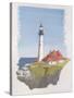 Portland Head Lighthouse, Maine, Usa, 1997-Andras Kaldor-Stretched Canvas