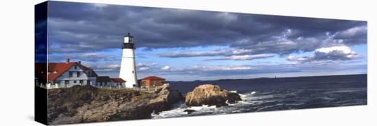 Portland Head Lighthouse, Maine, USA-Bill Bachmann-Stretched Canvas