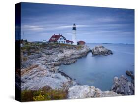 Portland Head Lighthouse, Maine, USA-Alan Copson-Stretched Canvas