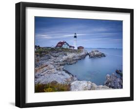 Portland Head Lighthouse, Maine, USA-Alan Copson-Framed Photographic Print