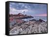 Portland Head Lighthouse, Portland, Maine, New England, United States of America, North America-Alan Copson-Framed Stretched Canvas