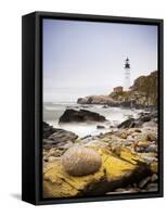 Portland Head Lighthouse, Portland, Maine,New England, United States of America, North America-Alan Copson-Framed Stretched Canvas