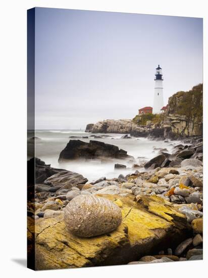 Portland Head Lighthouse, Portland, Maine,New England, United States of America, North America-Alan Copson-Stretched Canvas