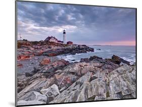 Portland Head Lighthouse, Portland, Maine, New England, United States of America, North America-Alan Copson-Mounted Photographic Print