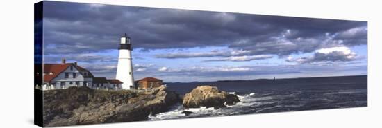 Portland Head Lighthouse, Portland, Maine, USA-Bill Bachmann-Stretched Canvas