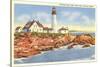 Portland Head Lighthouse, Portland, Maine-null-Stretched Canvas