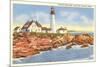 Portland Head Lighthouse, Portland, Maine-null-Mounted Art Print