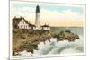 Portland Head Lighthouse, Portland, Maine-null-Mounted Premium Giclee Print