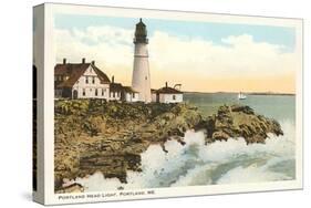 Portland Head Lighthouse, Portland, Maine-null-Stretched Canvas