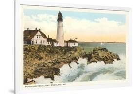 Portland Head Lighthouse, Portland, Maine-null-Framed Art Print