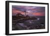 Portland Head Sunset-Darren White Photography-Framed Photographic Print