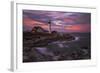 Portland Head Sunset-Darren White Photography-Framed Photographic Print