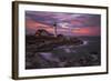 Portland Head Sunset-Darren White Photography-Framed Photographic Print