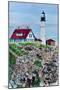 Portland Headlight, Maine-Anthony Butera-Mounted Giclee Print