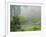 Portland Japanese Garden Fogged In: Portland, Oregon United States of America, USA-Michel Hersen-Framed Photographic Print