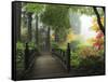 Portland Japanese Garden in Autumn, Portland, Oregon, USA-Michel Hersen-Framed Stretched Canvas