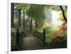 Portland Japanese Garden in Autumn, Portland, Oregon, USA-Michel Hersen-Framed Photographic Print