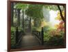 Portland Japanese Garden in Autumn, Portland, Oregon, USA-Michel Hersen-Framed Photographic Print