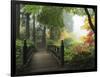 Portland Japanese Garden in Autumn, Portland, Oregon, USA-Michel Hersen-Framed Photographic Print