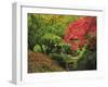 Portland Japanese Garden in Autumn, Portland, Oregon, USA-Michel Hersen-Framed Premium Photographic Print