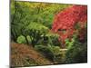 Portland Japanese Garden in Autumn, Portland, Oregon, USA-Michel Hersen-Mounted Premium Photographic Print