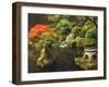 Portland Japanese Garden in Autumn, Portland, Oregon, USA-Michel Hersen-Framed Premium Photographic Print