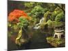 Portland Japanese Garden in Autumn, Portland, Oregon, USA-Michel Hersen-Mounted Photographic Print