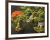 Portland Japanese Garden in Autumn, Portland, Oregon, USA-Michel Hersen-Framed Photographic Print