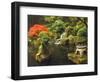 Portland Japanese Garden in Autumn, Portland, Oregon, USA-Michel Hersen-Framed Photographic Print