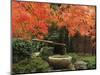 Portland Japanese Garden in Autumn, Portland, Oregon, USA,-Michel Hersen-Mounted Photographic Print