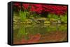 Portland Japanese Garden in Spring, Portland, Oregon, Usa-Michel Hersen-Framed Stretched Canvas