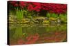 Portland Japanese Garden in Spring, Portland, Oregon, Usa-Michel Hersen-Stretched Canvas