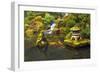 Portland Japanese Garden, Portland, Oregon, USA-Michel Hersen-Framed Photographic Print