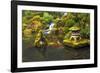 Portland Japanese Garden, Portland, Oregon, USA-Michel Hersen-Framed Photographic Print