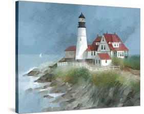 Portland Light, Maine-Albert Swayhoover-Stretched Canvas