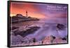 Portland, Maine - Portland Head Light-Lantern Press-Framed Stretched Canvas