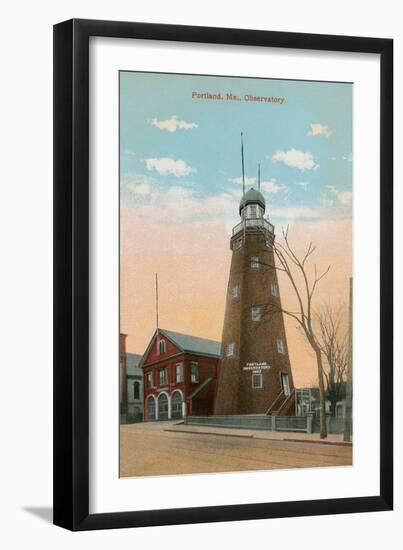 Portland Observatory, Maine-null-Framed Art Print